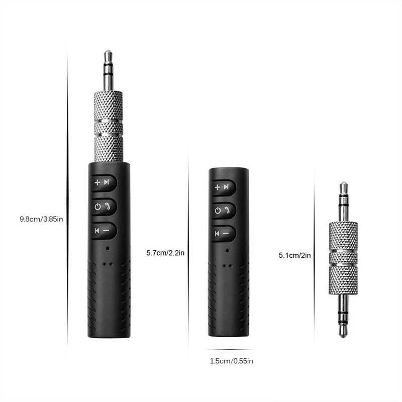 Bộ Chuyển Đổi Âm Thanh Không Dây Bluetooth 4.1 3.5Mm Cho Xe Hơi