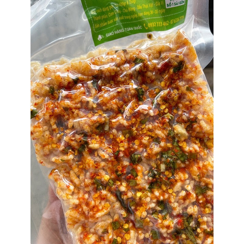 Cô Út Sài Gòn - Cơm Cháy Mắm Hành/Túi Hút Chân Không - 500gr