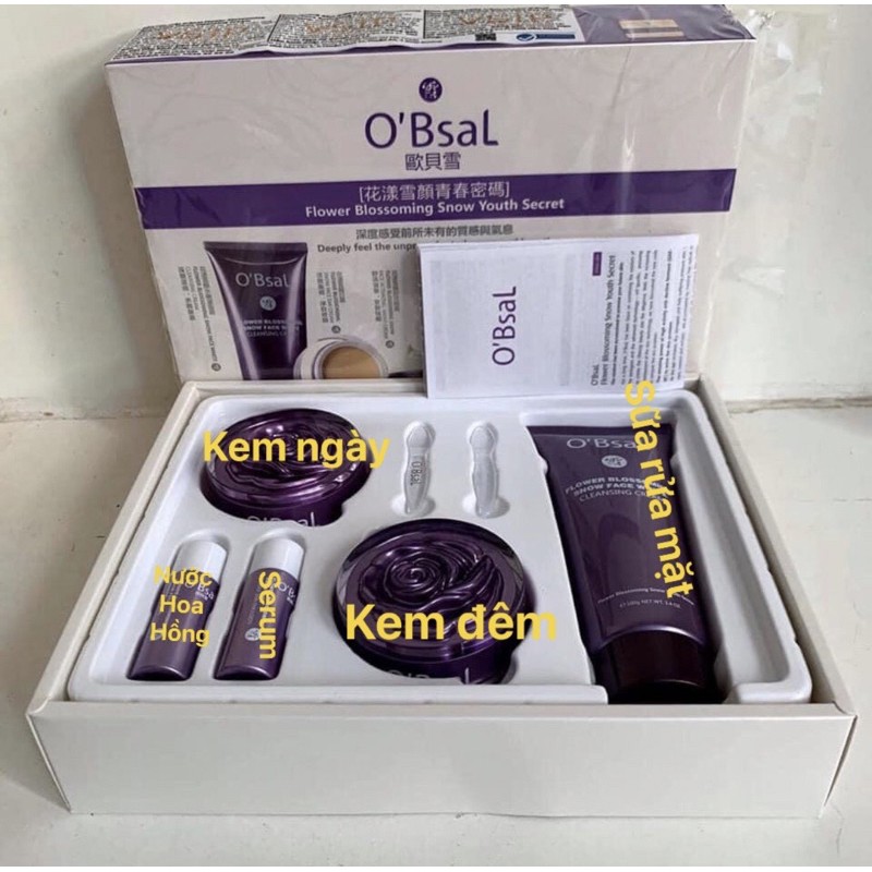 Mỹ Phẩm O’Bsal - Trắng Hồng, Xoá Nám, Đều Màu Da, Phục Hồi Da và Trẻ Hoá Làn Da Obsal