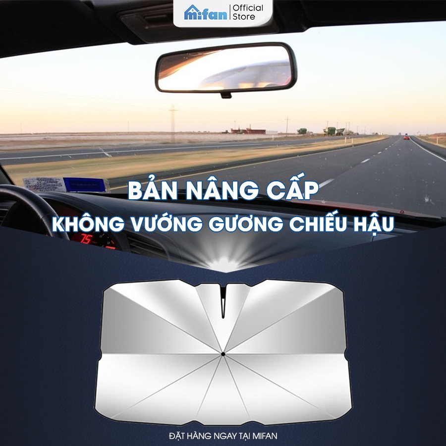 Ô Che Nắng Kính Lái Xe Hơi Ô Tô Cao Cấp MIFAN - Giảm Nóng Bảo Vệ Nội Thất