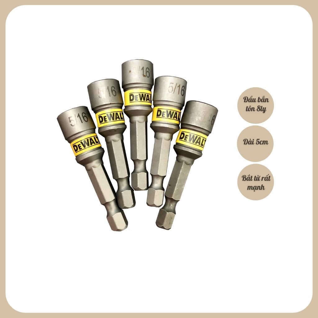 Đầu Bắn Tôn 8 ly 5/16 (8mm)