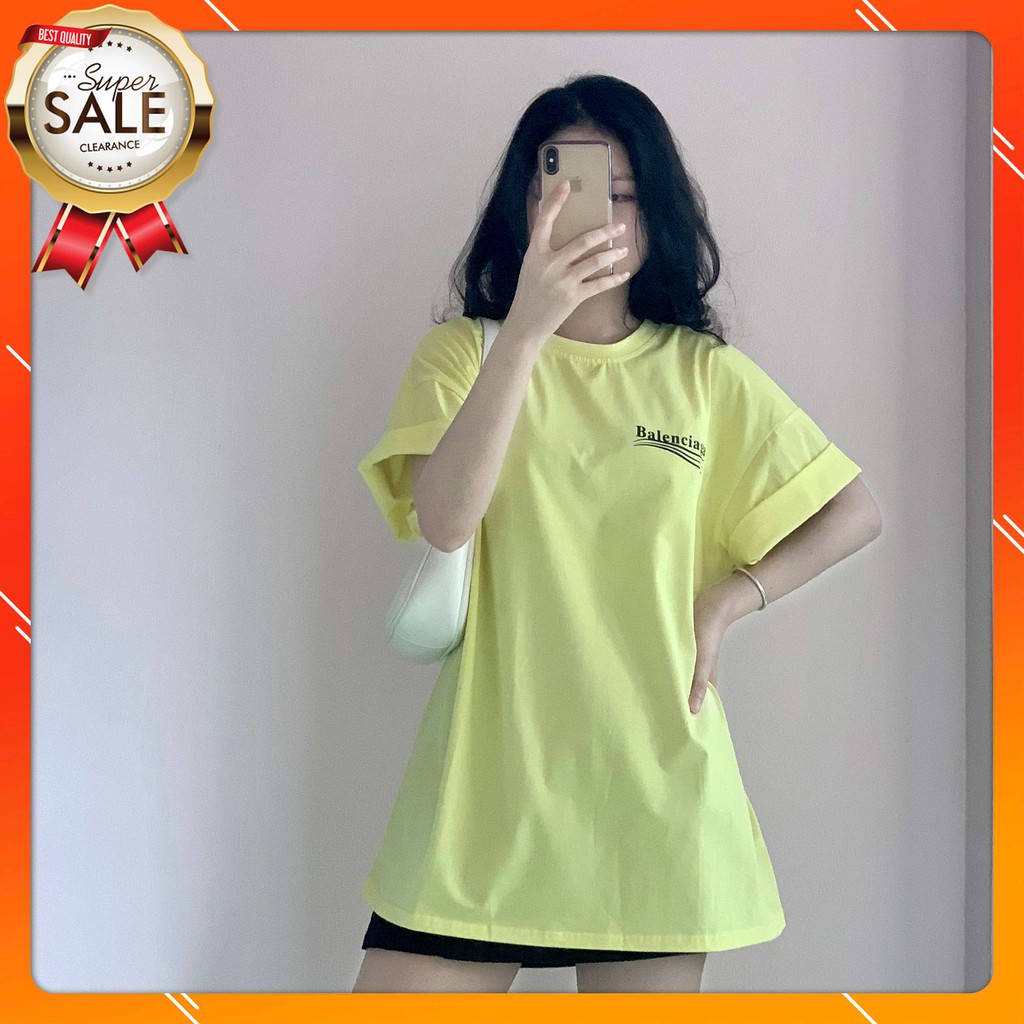 Áo thun, áo phông nam nữ yellow in chữ chất cotton hàng QC cao cấp loại 1