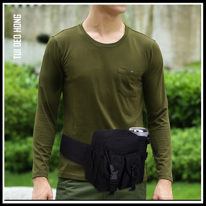 Túi Đeo Hông - Đeo Bụng Chiến Thuật Du Lịch, Thể Thao Đi Phượt Dã Ngoại Chống nước