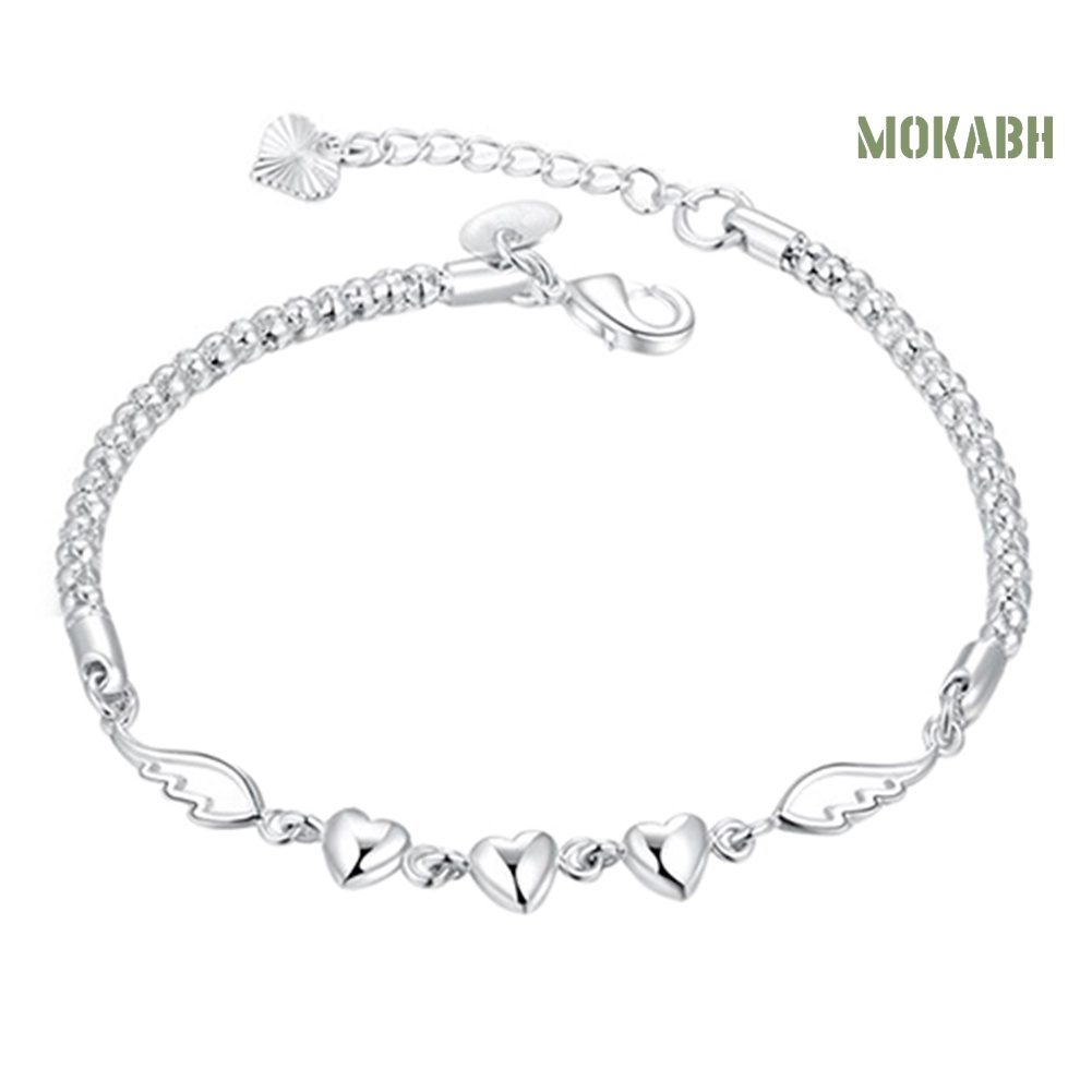 Vòng Tay Hình Trái Tim Sang Trọng Có Thể Điều Chỉnh Và Tái Sử Dụng