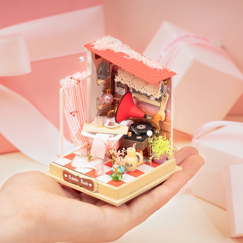 DIY Mô Hình Góc Nhỏ Căn nhà Siêu MINI Siêu Đáng Yêu Thích Hợp Trang Trí Bàn Học Phòng Ốc