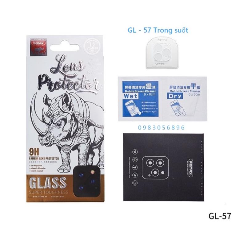 Bộ dán cụm camera GL-59 / GL - 57 Remax dành cho Iphone 14 / plus / pro / Promax nhiều màu chuẩn đẹp