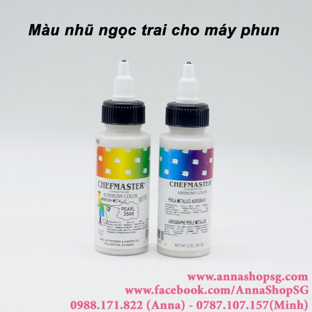 MÀU NHŨ NGỌC TRAI 2oz DÙNG CHO MÁY PHUN AIRBRUSH