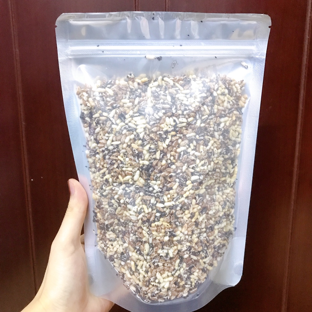 Cốm gạo lứt rang mộc 3 vị tự chọn 250gr (Không chiên qua dầu ăn) đảm bảo chất lượng - Mẩy Mẩy shop hạt dinh dưỡng