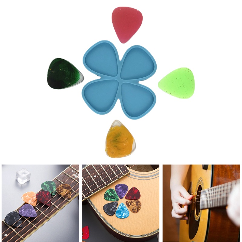 Set 4 Khuôn Silicone TạO HìNh ĐàN Guitar Universal