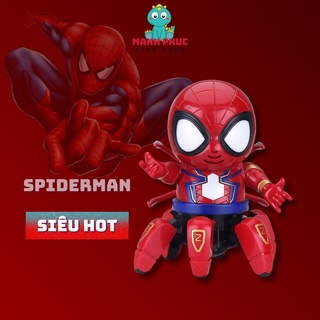 Đồ chơi robot người nhện dance hero, có đèn, có nhạc nhún nhảy vui nhộn, không kèm pin
