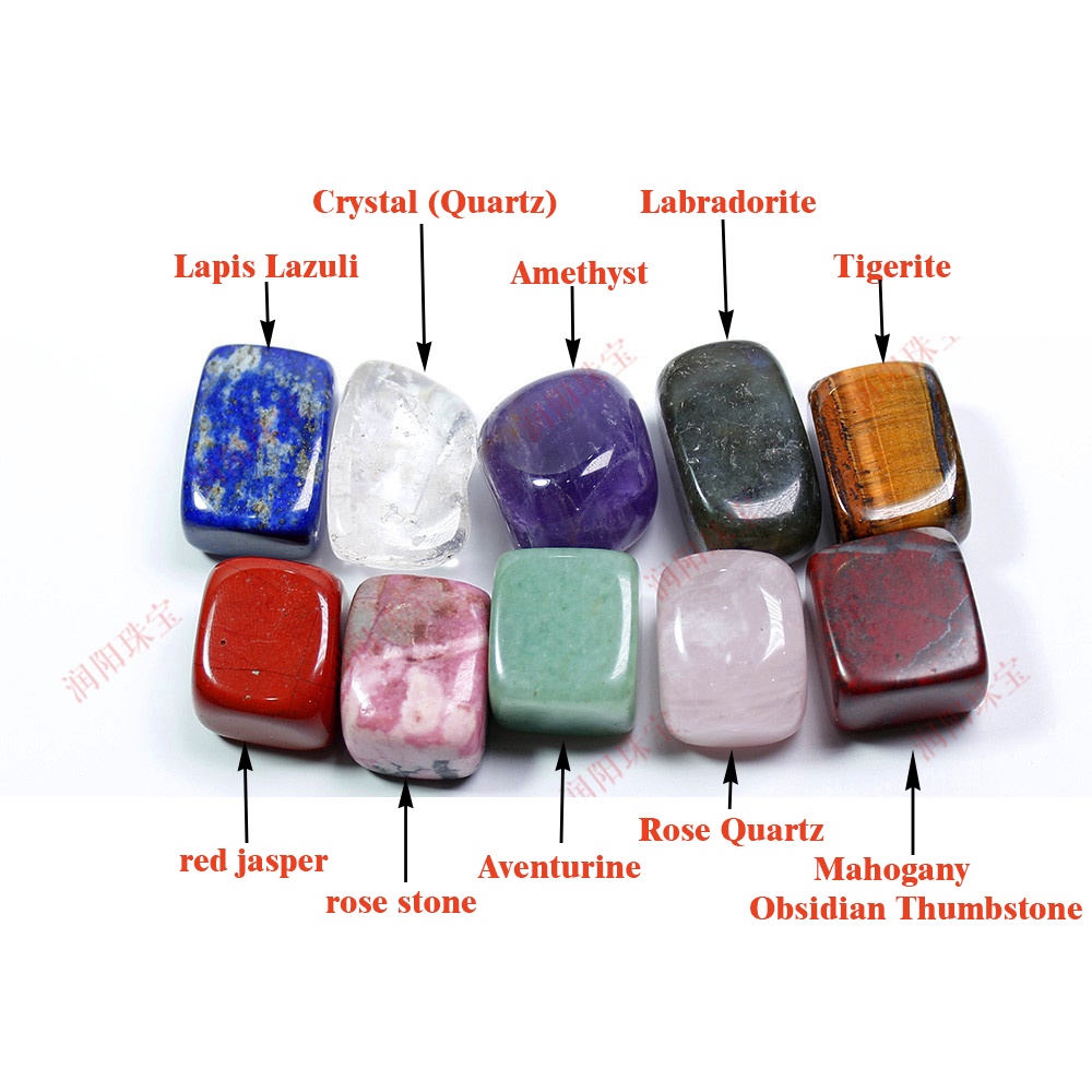 Hộp 10 viên đá thanh tẩy bài Tarot cao cấp
