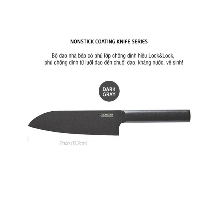 Dao Nhà Bếp Santoku Knife Lock&Lock Ckk312 (300mm)