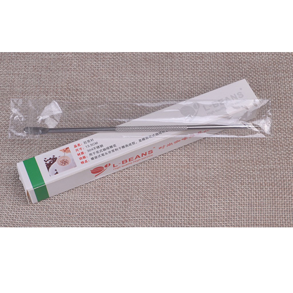 Set 2 Cây Khuấy Tạo Bọt Cà Phê Latte Bằng Thép Không Gỉ