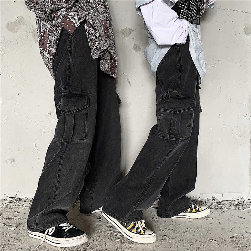 Quần jean dáng rộng cá tính thời trang Hàn Quốc | BigBuy360 - bigbuy360.vn