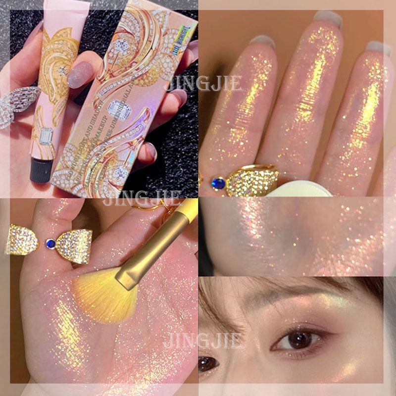 Phấn bắt sáng XiXi làm sáng da thiết kế hình viên kim cương độc đáo