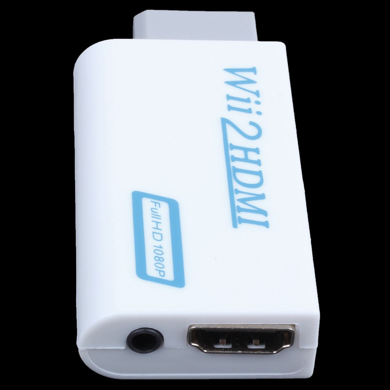 [In Stock]Wii to HDMI Wii2HDMI Full HD FHD 1080P Converter Adapter 3.5mm Audio Output Jack
