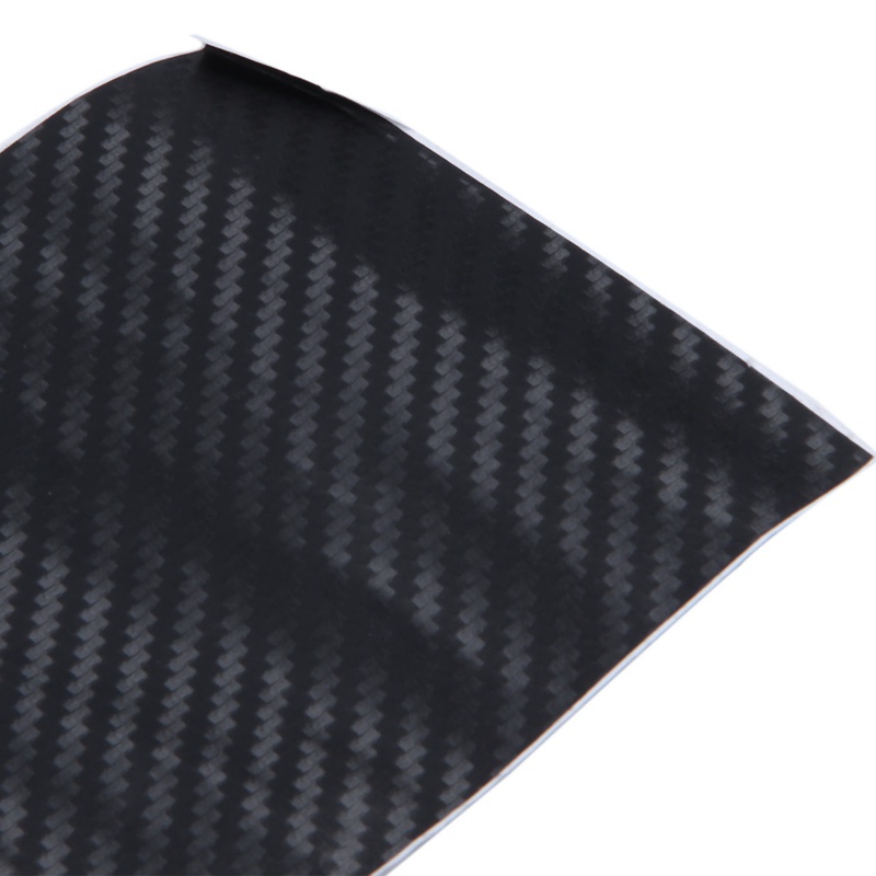 Car Vehicle DIY 3D Carbon Fiber Vinyl Wrap Roll Film Sticker Decal 70x10cm black