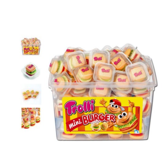 Kẹo Dẻo Trolli Mini Burger lẻ 1 viên