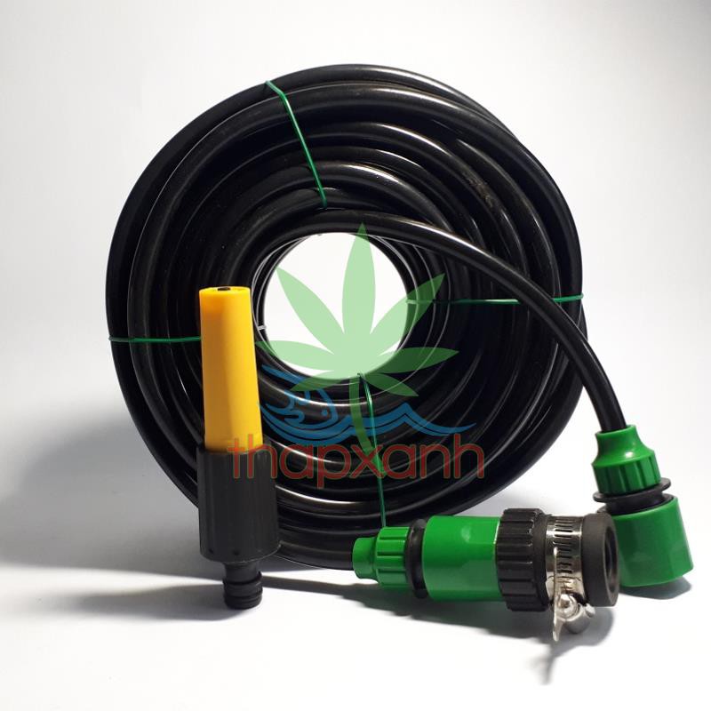 Bộ vòi xịt nước tưới cây, rửa xe nhựa cao cấp + 10m dây 8/11
