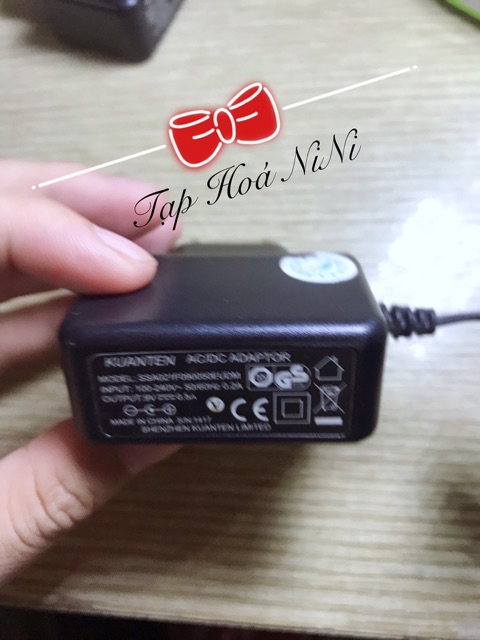 Adapter 9V DC 0.5A cho Hub Tenda