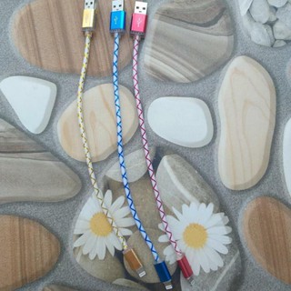 Cáp ngắn micro, iphone, type-c 20cm dây dù