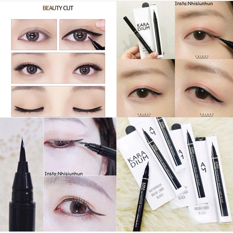 Kẻ mắt Karadium Waterproof Brush Liner Chính Hãng | BigBuy360 - bigbuy360.vn