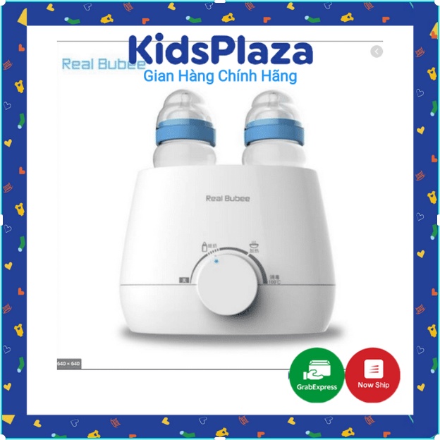 ⭐⭐Máy hâm sữa, tiệt trùng bình sữa điện đôi Real Bubee⭐ kèm quả tặng⭐