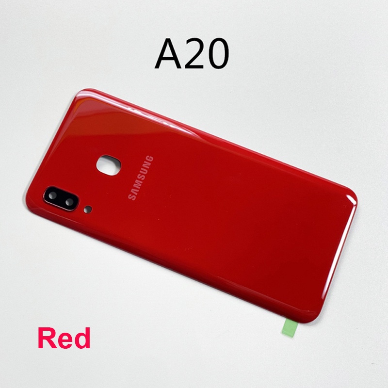 Nắp Đậy Pin Thay Thế Tự Dính Và Ống Kính Máy Ảnh Cho Samsung Galaxy A20