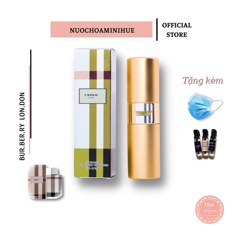 Nước hoa mini 20ml BBR LONDON cho nữ mùi hoa nhài trà xanh