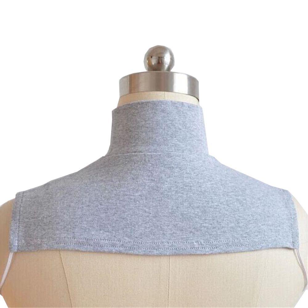 YVE Cổ Áo Giả Màu Sắc Trơn Tháo Rời Được