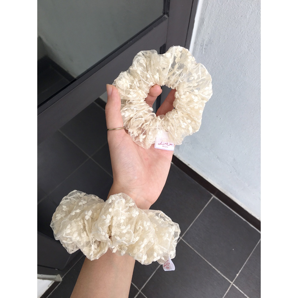 HANIE - Dây chun buộc tóc Ren Scrunchies Handmade