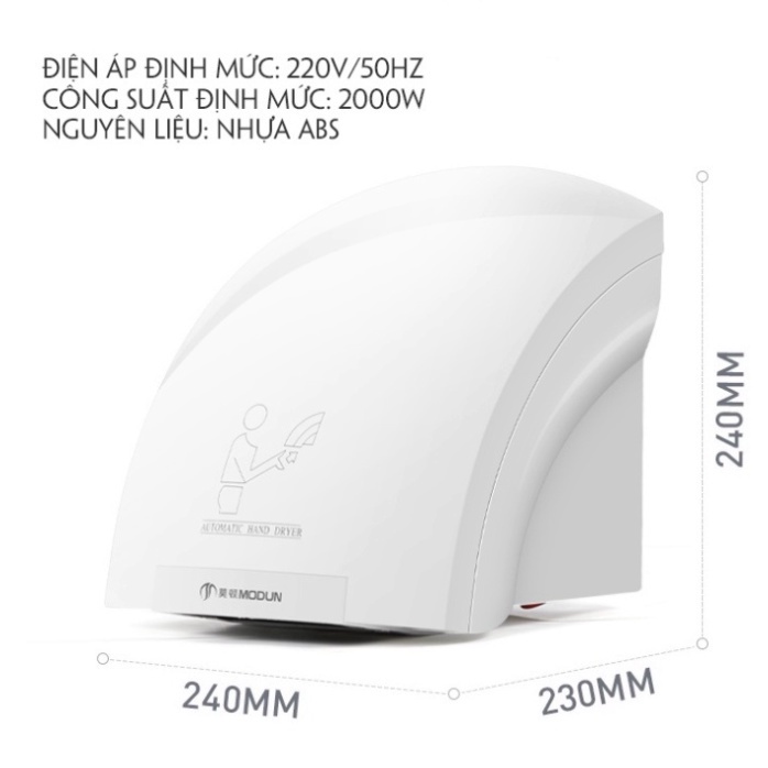 Máy Sấy Sưởi Tay Tự Động Khử Khuẩn Hồng Ngoại, Thiết Bị Sấy Tay Phòng Tắm, Nhà Vệ Sinh Cao Cấp giá rẻ.