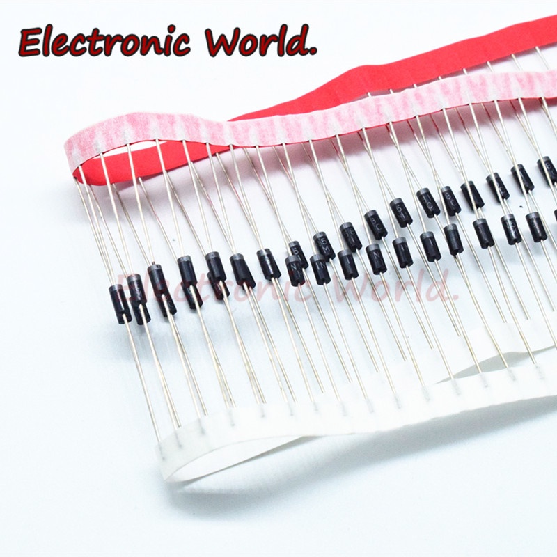 Set 100 Đi-Ốt Nhận Diện 1n4007 4007 1A 1000V DO-41 IN4007 1n4007