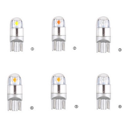 Bóng LED T10 soi biển số đèn xi nhan demi siêu tiết kiệm ánh sáng tốt xe hơi ô tô tương thích Toyota Vios Innova