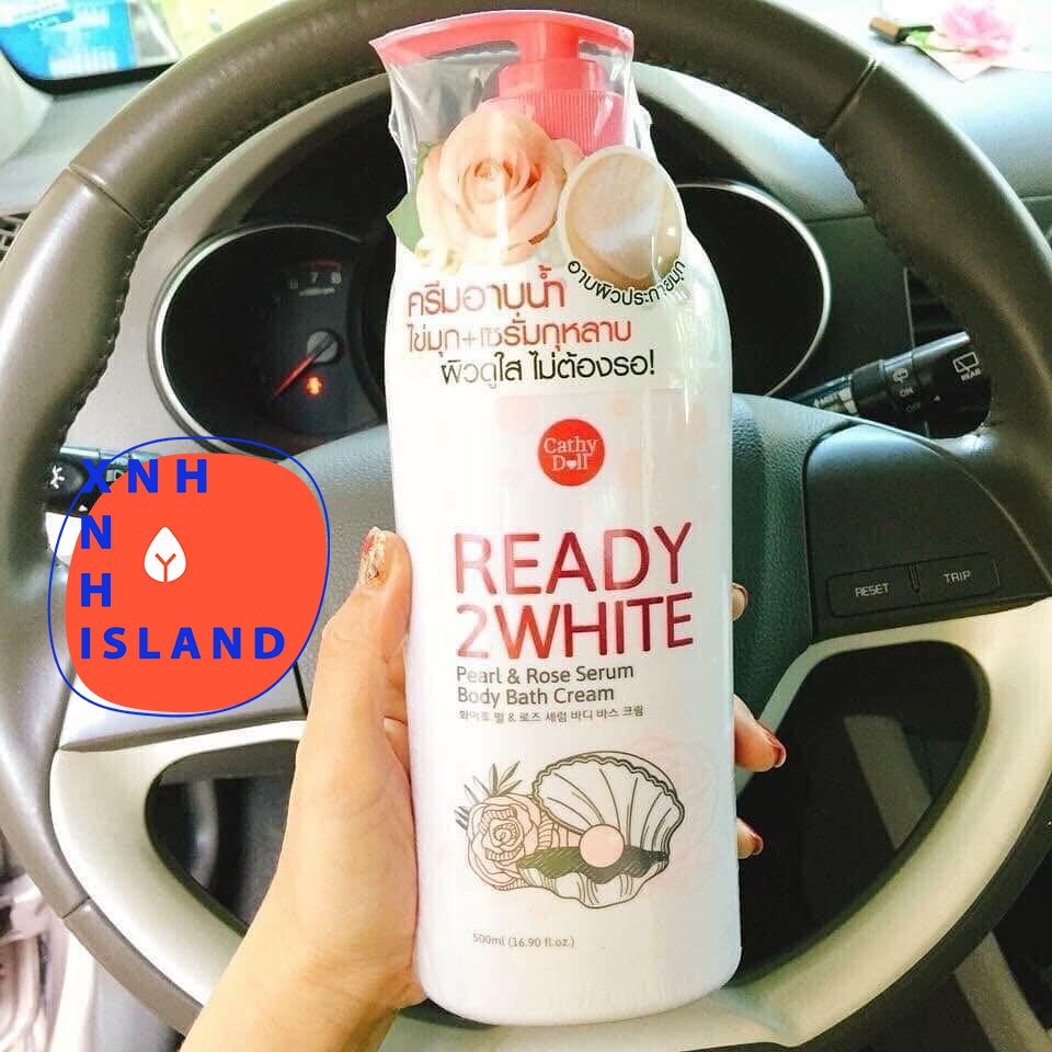 Sữa Tắm Cathy Doll Ready 2 White Pearl Rose Serum - 500ml