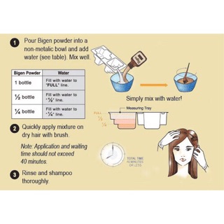 Thuốc nhuộm tóc Bigen Nhật Bản (bill - đủ màu)