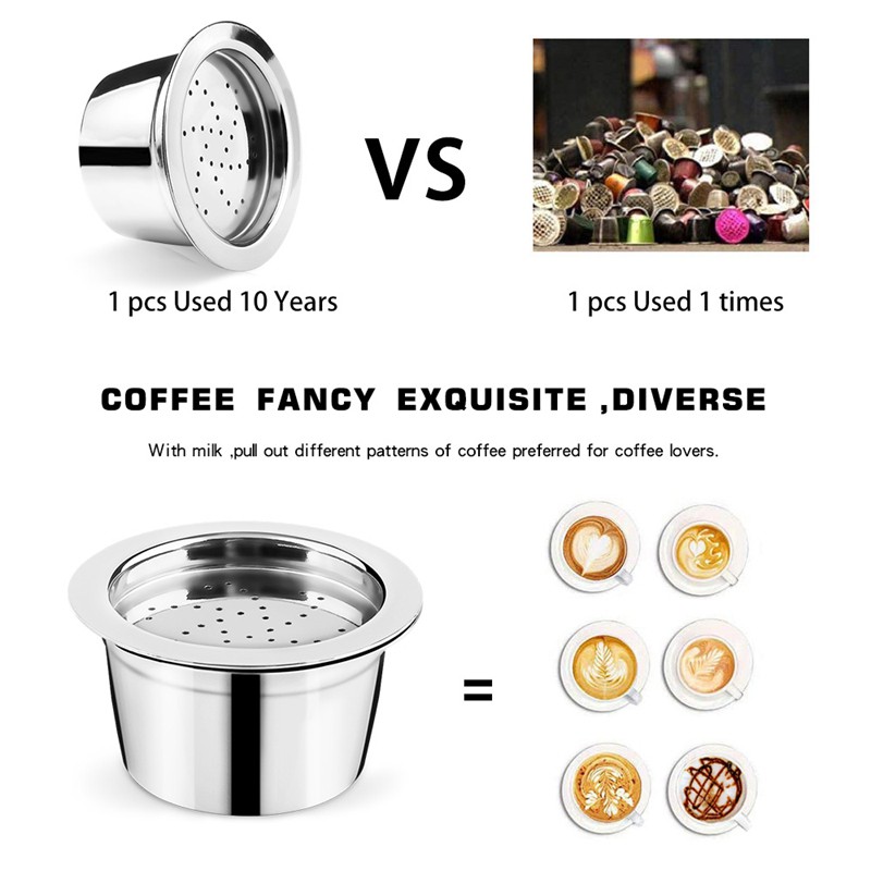 Coffee Capsule Stainless Steel Reusable Refillable Filters for K Fee /Caffitaly Coffee Machine-2