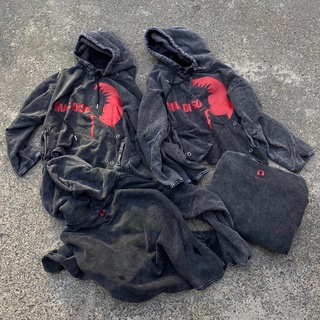 Áo Washed Hoodie Black