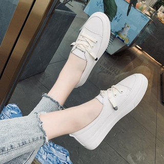 [Sẵn] Giày bệt lười trắng