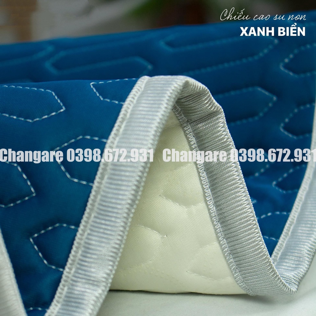 Chiếu điều hòa cao su non Tencel Latex kèm 2 vỏ gối đầu mát lạnh hàng nhập giá rẻ dủ kích thước m6 m8 2m