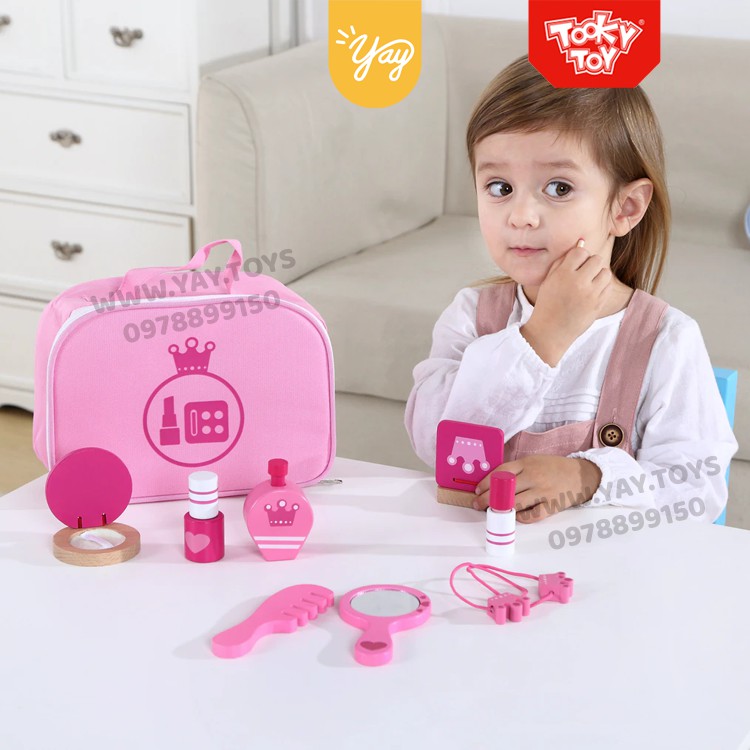 [CAO CẤP] Đồ Chơi Túi Trang Điểm Bé Gái TOOKY TOY 3+