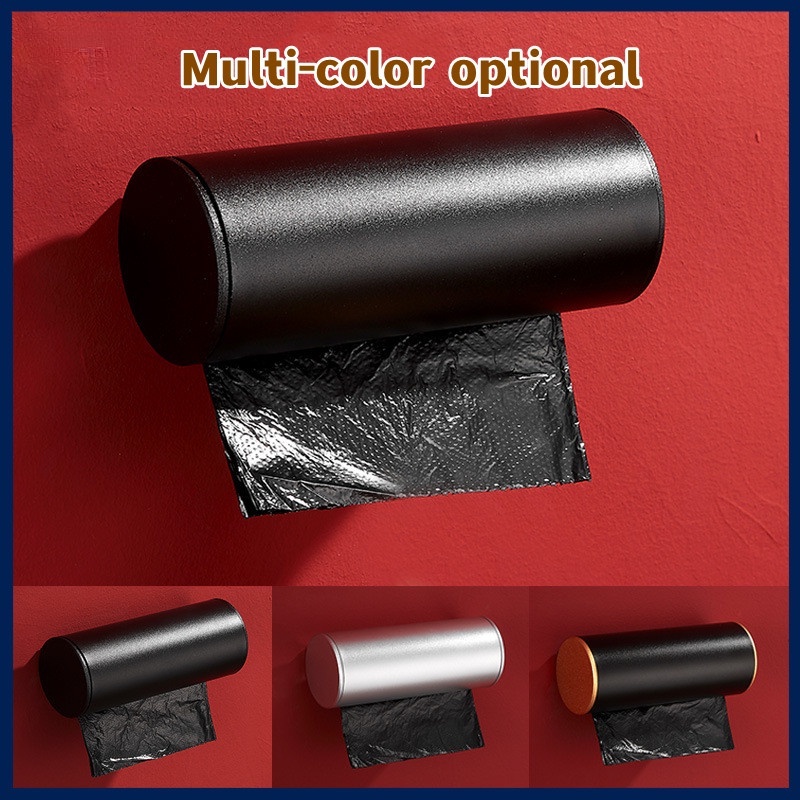 Hộp Đựng Túi Rác Bằng Nhôm Không Đục Lỗ Tiện Dụng Cho Nhà Bếp