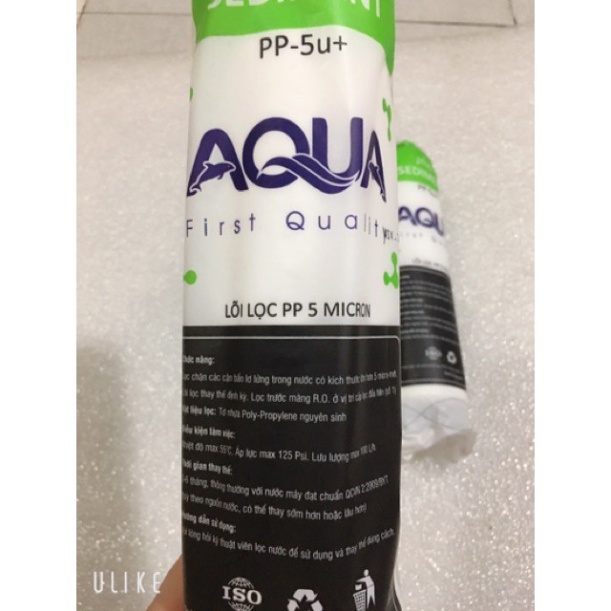 Combo 5 Lõi lọc nước số 1 aqua