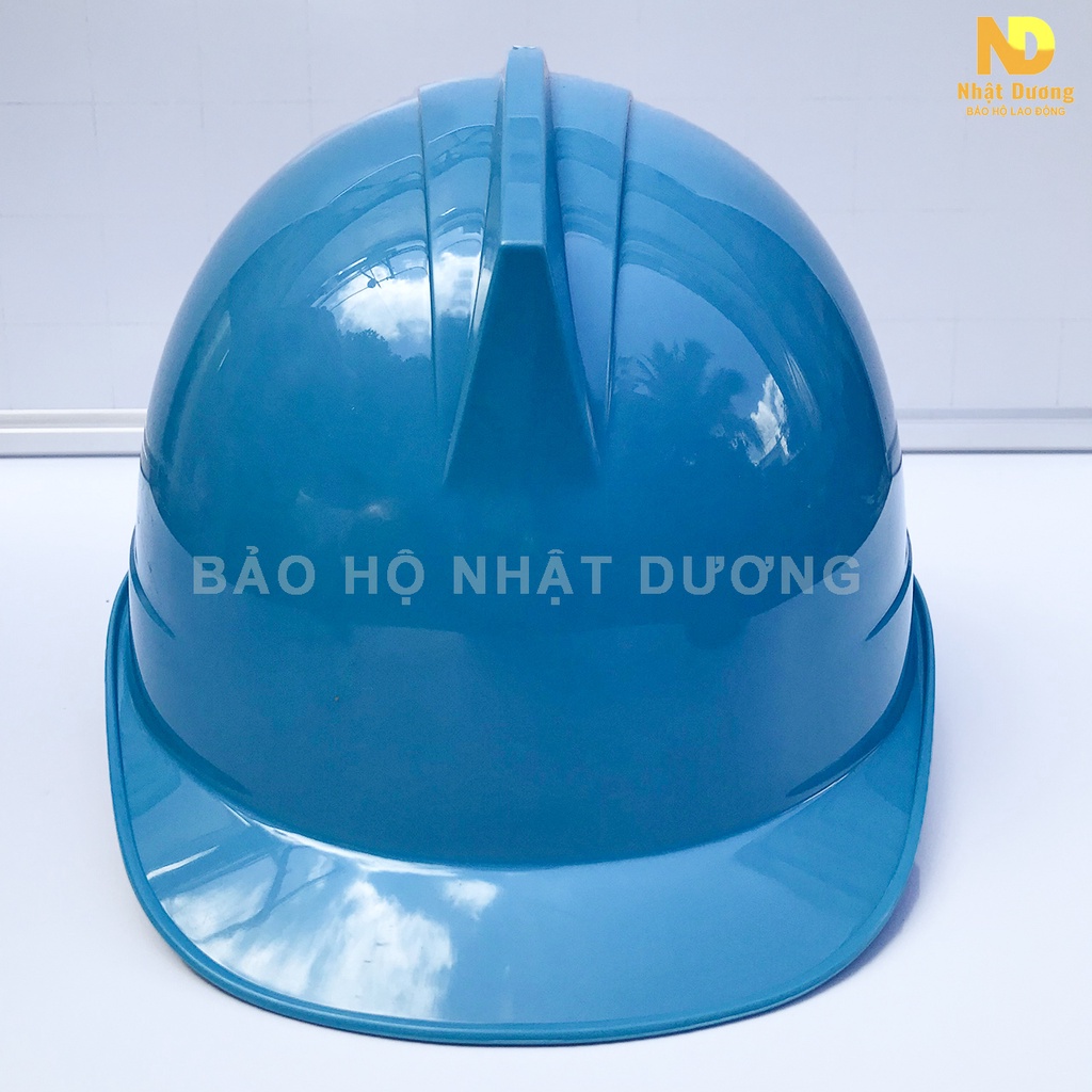 Mũ bảo hộ lao động khóa vặn màu xanh biển HPS1, Nón bảo hộ lao động lót xốp Nhật Dương