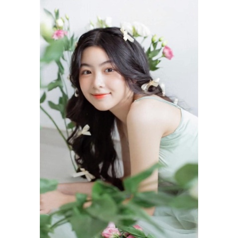 Set Dây Ruy Băng Buộc Tóc Tiệm Thêu Việt Phong Cách Lọ Lem