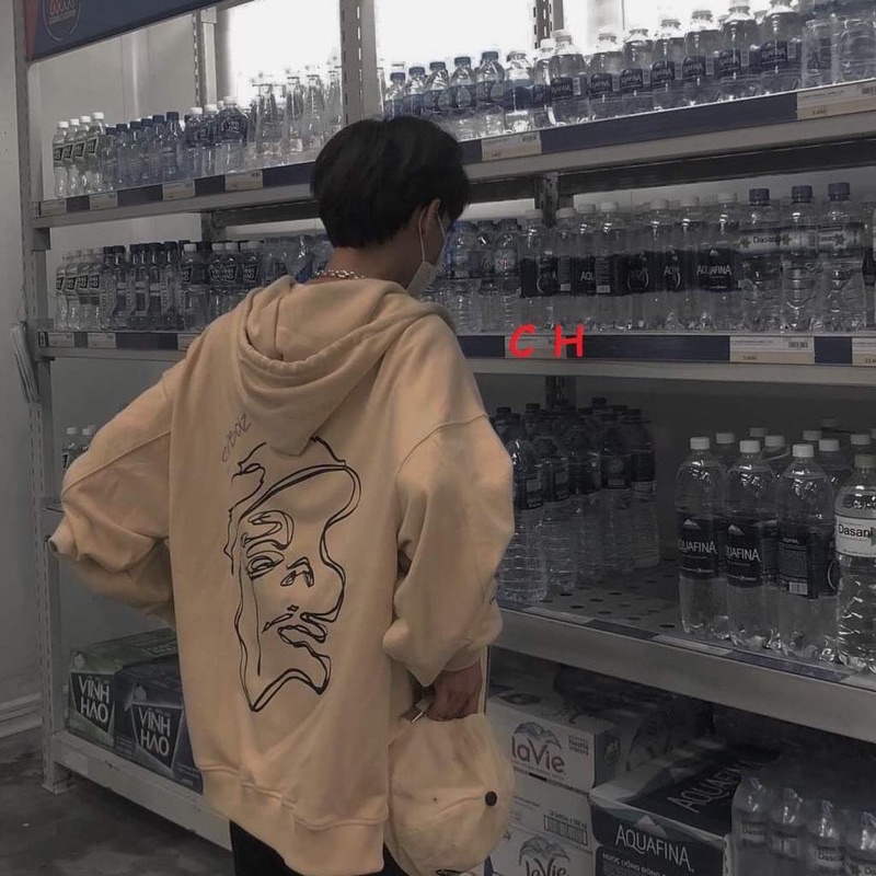 Áo hodie mặt người umi sadboi CH12