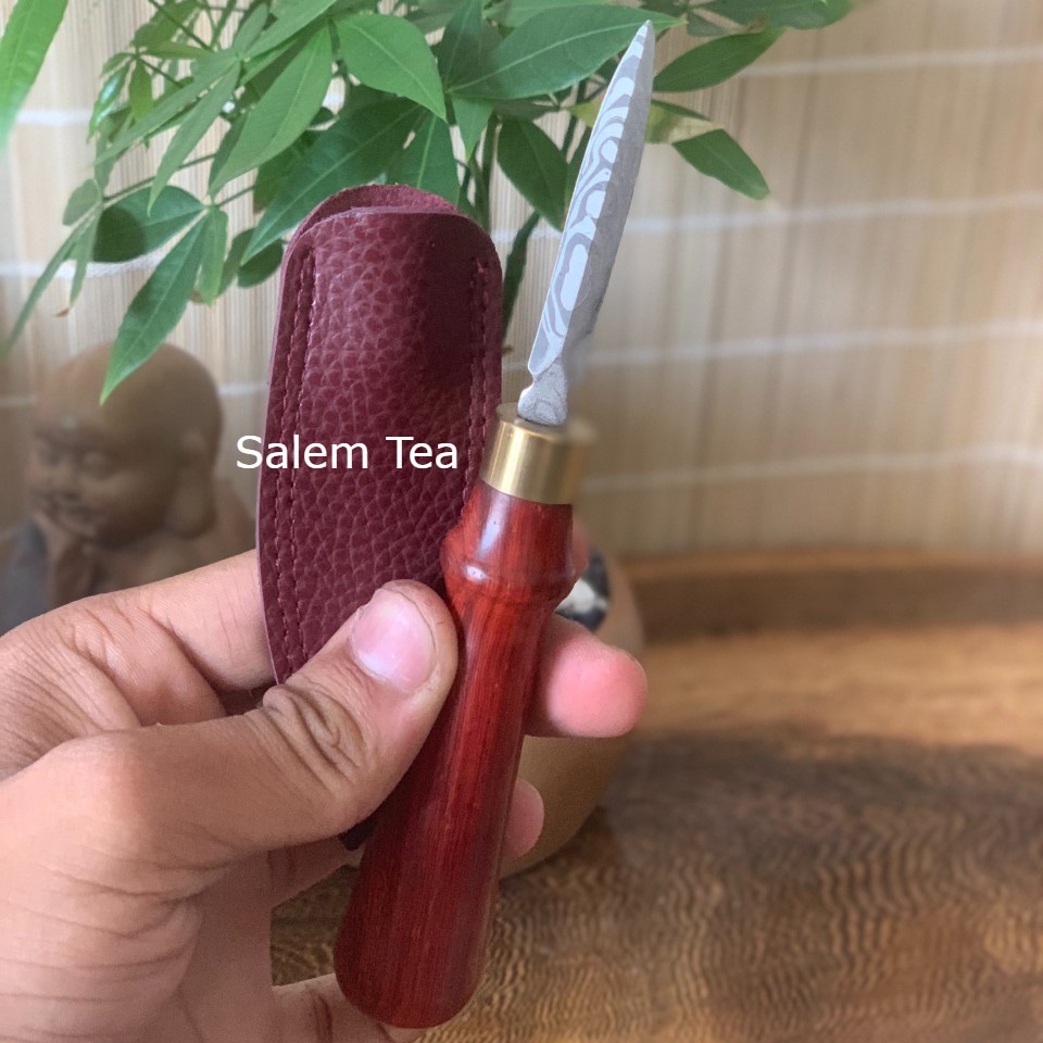 Dao Tách Trà Phổ Nhĩ Cao Cấp có Bao Da