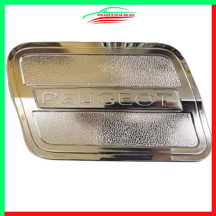 Ốp nắp xăng Peugeot 3008 2020-2023 mạ crom bảo vệ chống trầy trang trí ô tô