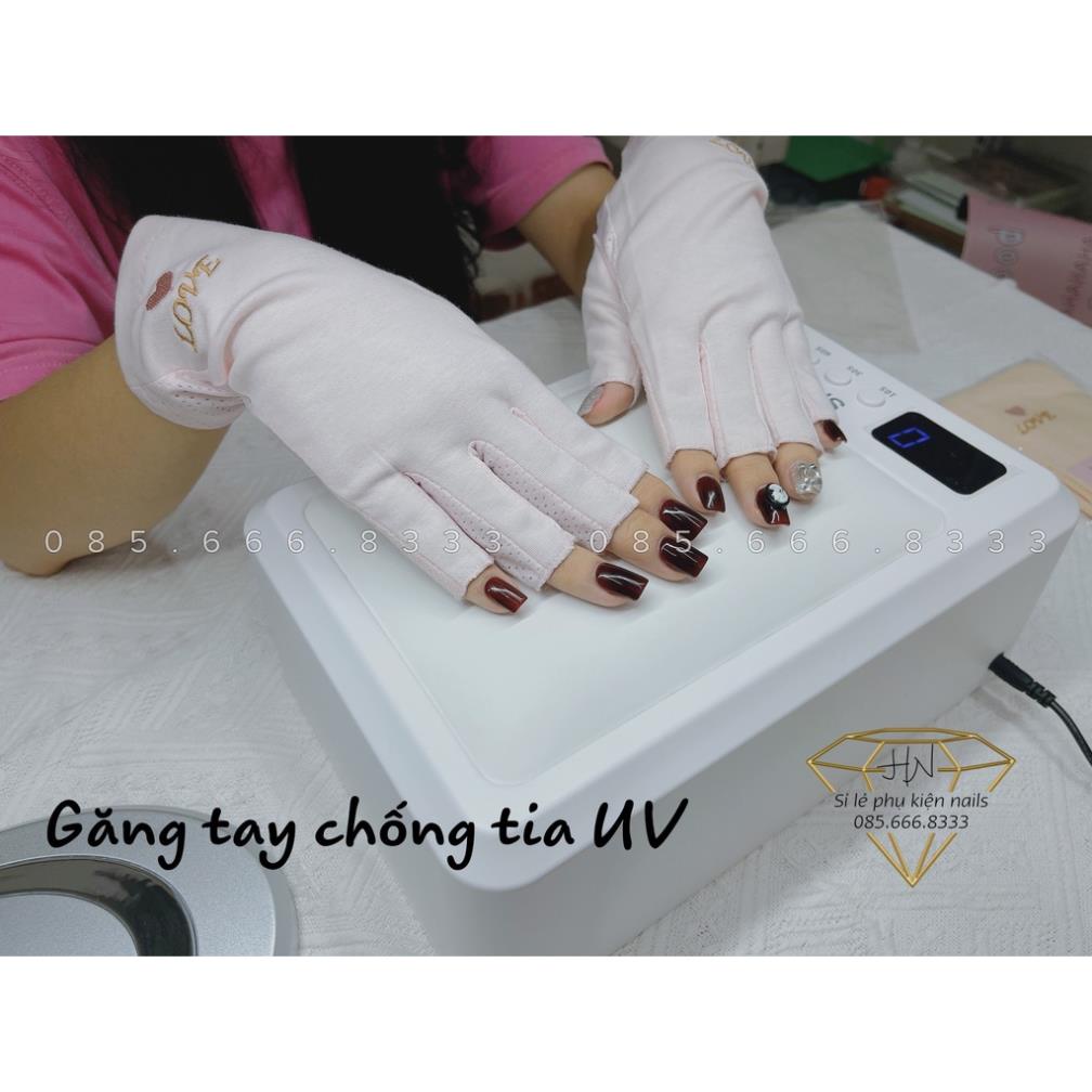 Găng tay bảo vệ da chống tia uv khi làm nail