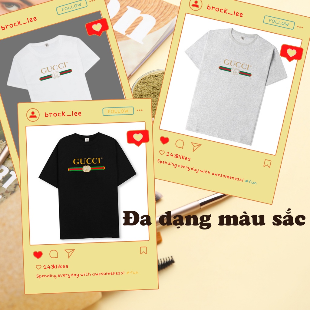 Áo phông – Áo thun nam nữ 100% Cotton mát, mịn thời trang unisex phong cách Hàn Quốc in hình GC cực chất | BigBuy360 - bigbuy360.vn